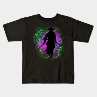 Neon Samurai Kids T-Shirt